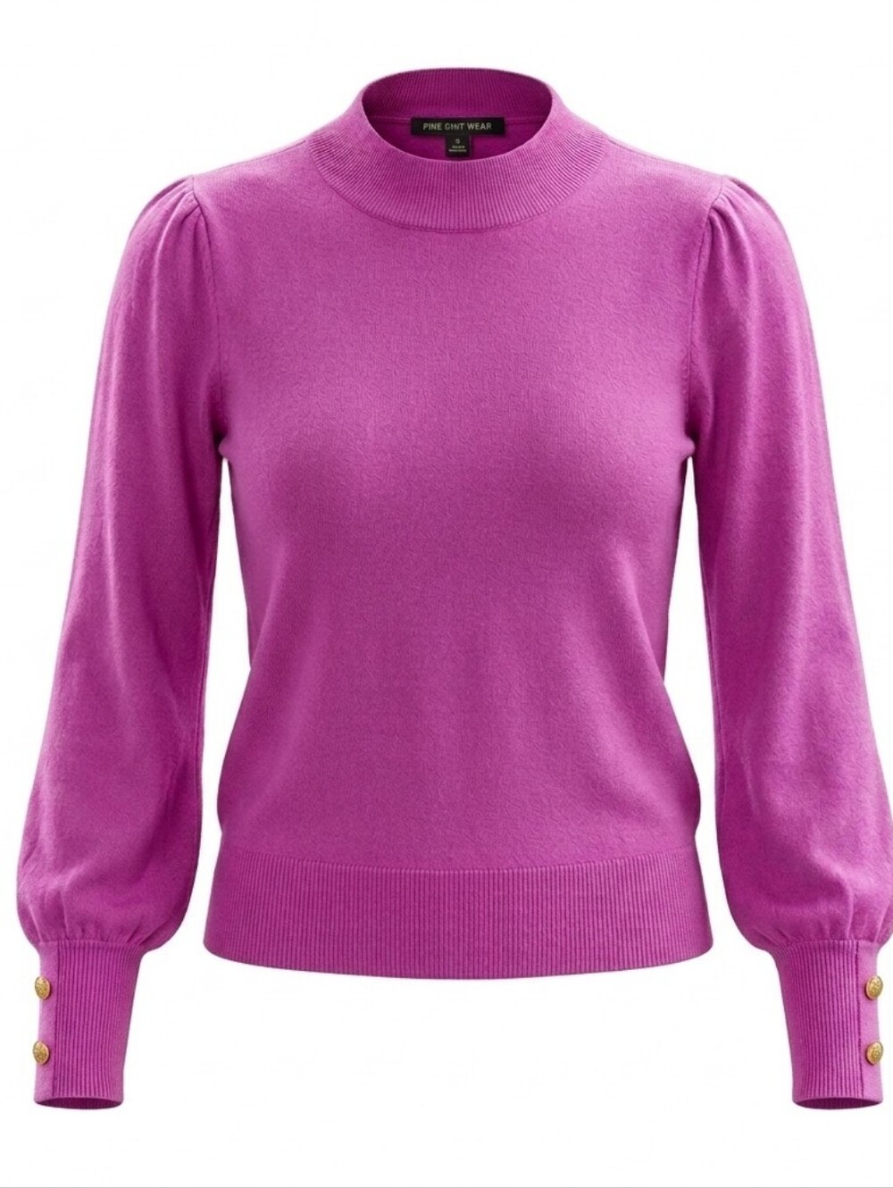 Martha Stewart Purple/Lilac 100% Extra Fine Merino Wool Women's Sweater Size L